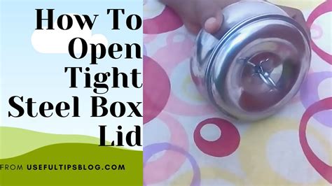 how to opean a steel box|how to open steel tiffin box.